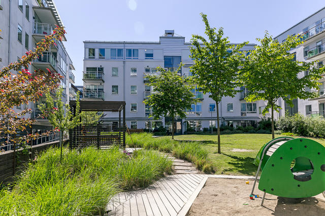 Föreningens trevliga innergård