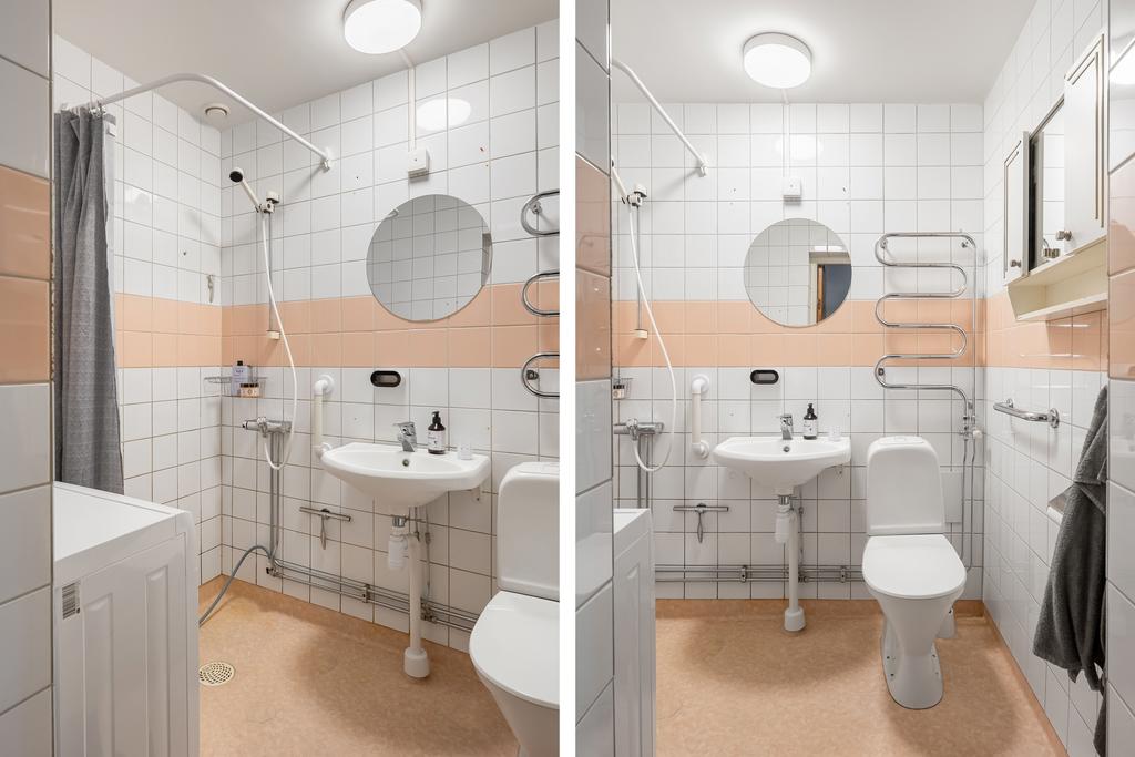Badrum (tvättmaskin ingår ej)
