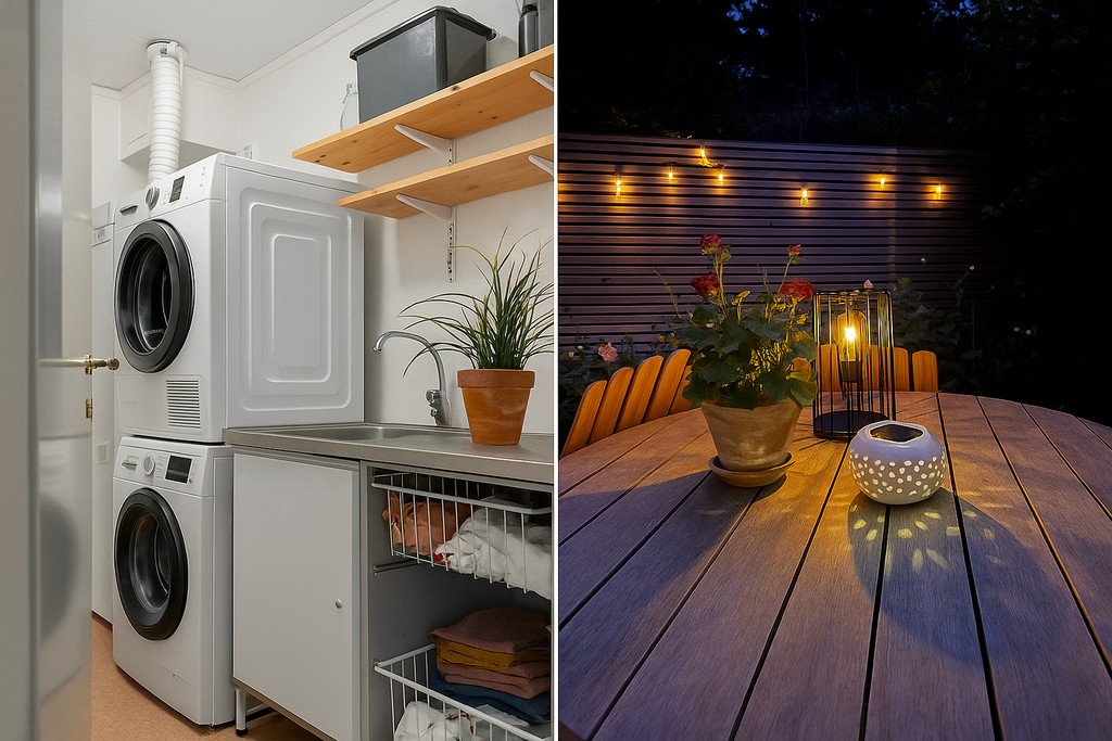 Tvättstuga / uteplats