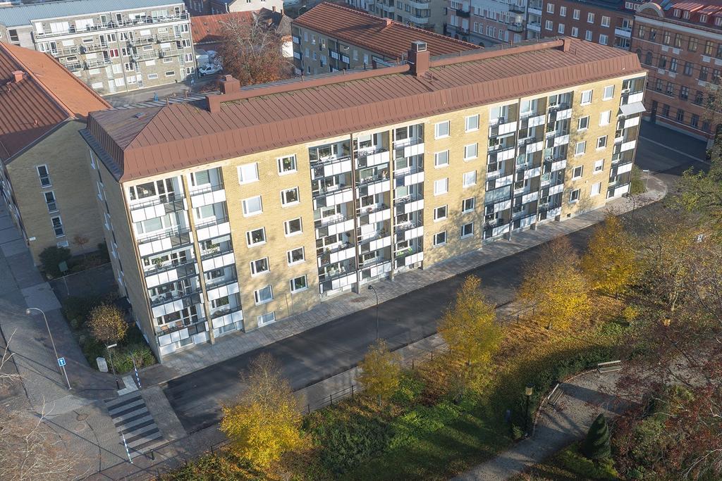 Balkong mot Eslövs stadspark