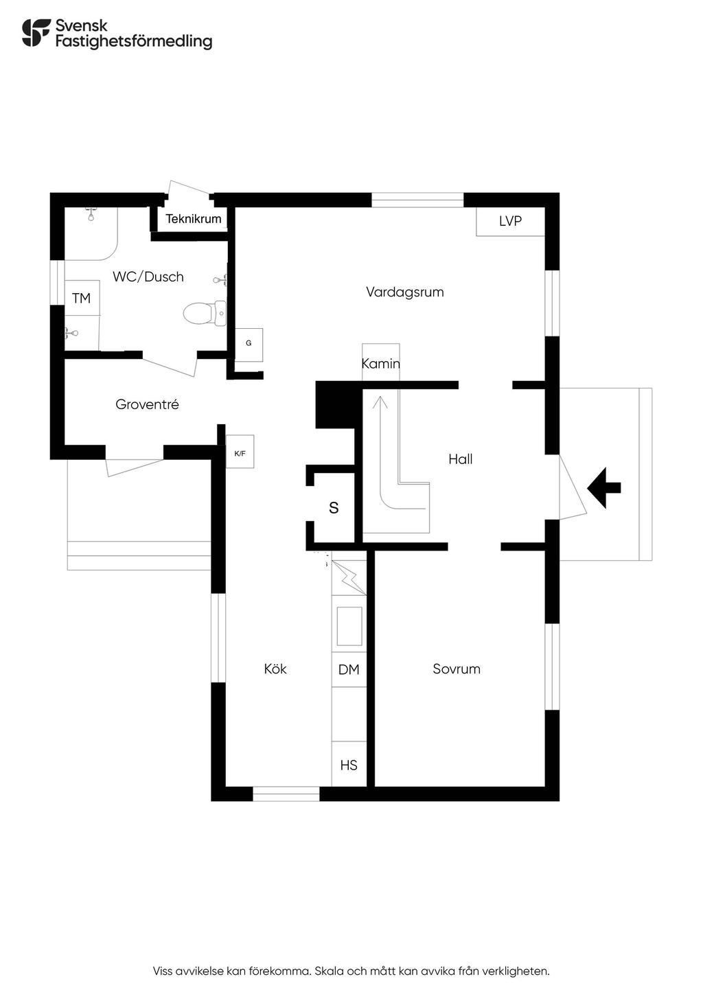 Planlösning - Entréplan