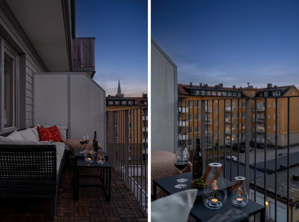 Balkong med myskänsla
