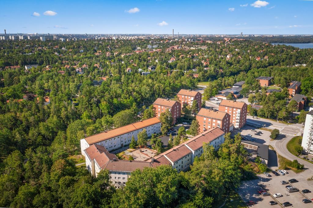 Mysiga Högnäsvägen , från ovan 