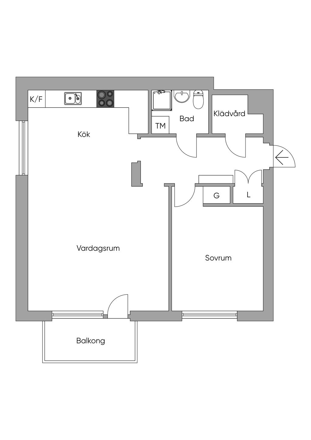 Planlösning 2 D