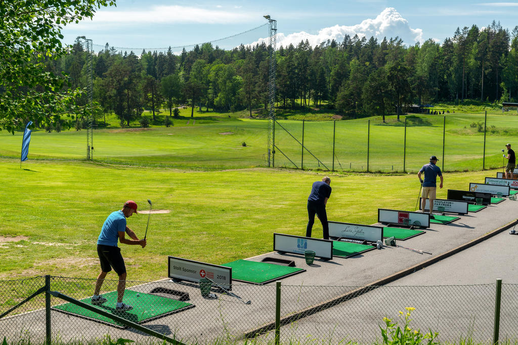Drivingrange på Lidingö Golfklubb