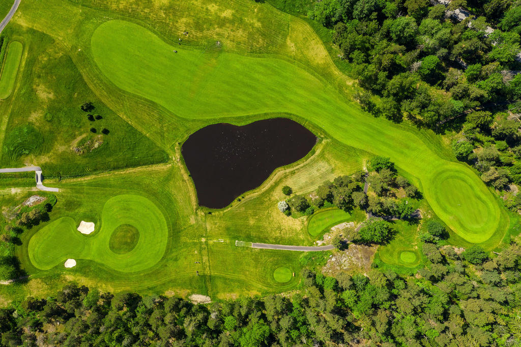 Lidingö Golfbana från ovan 