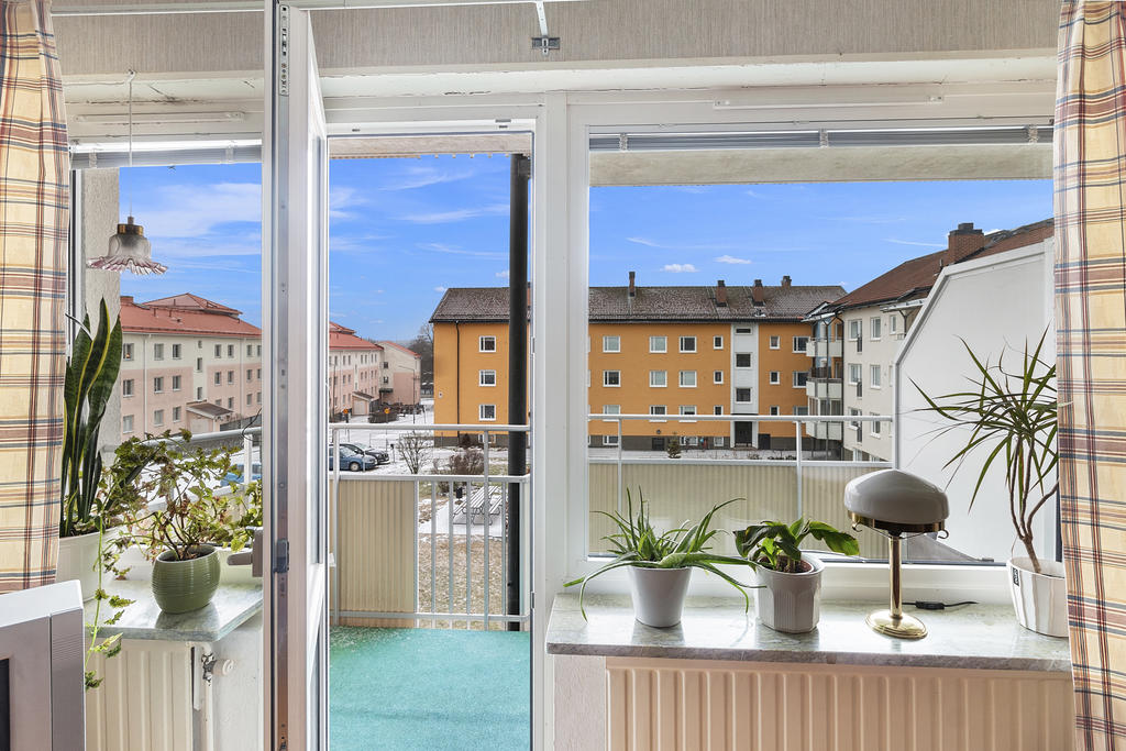 Utgång till balkong 