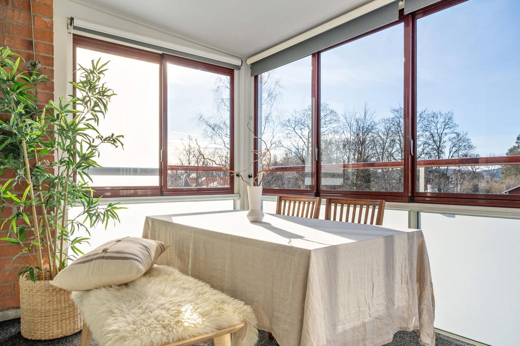 Den inglasade balkongen