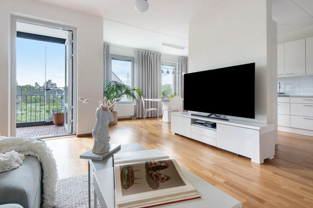 Högt i tak och öppen planlösning