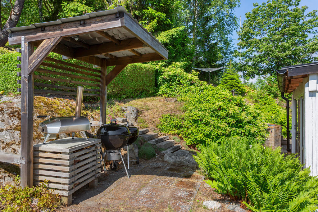 Anordnad grillplats som familjen verkligen uppskattat