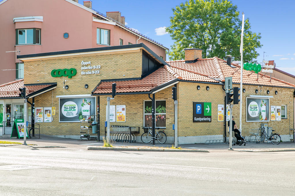 Matbutik ett stenkast bort