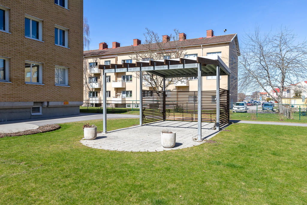 Välkomnande pergola