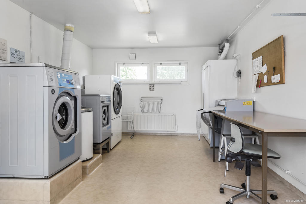 Tvättstuga i separat byggnad