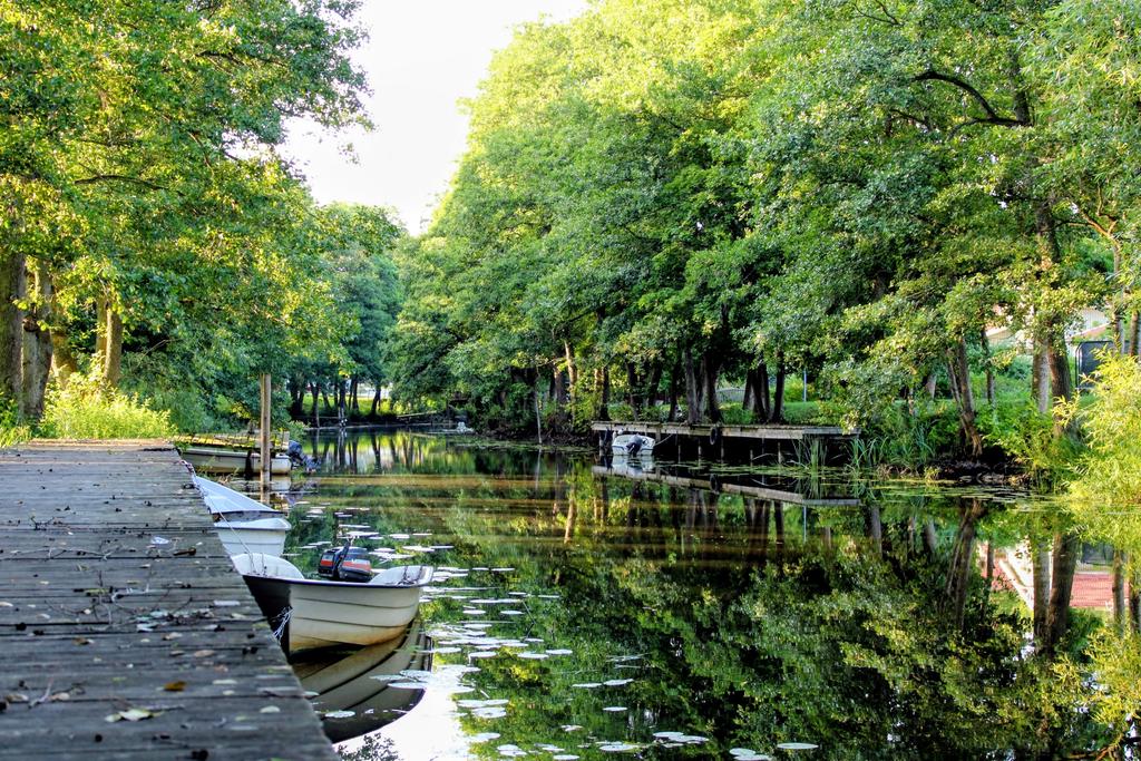 Åkers kanal i sommarskrud