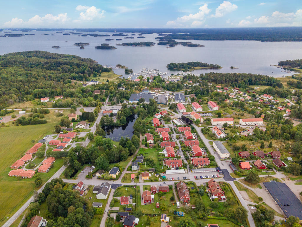 En bit av Nävekvarn från luften.