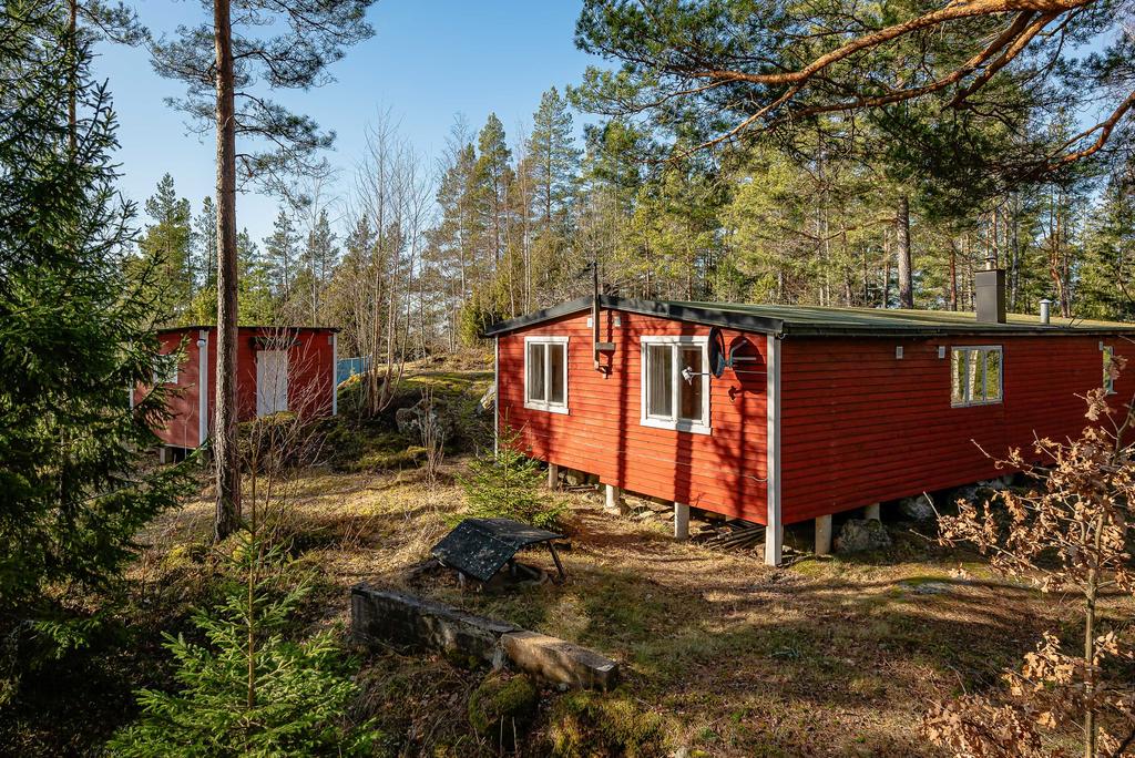 Boningshusets gavel och "Solstugan" invid