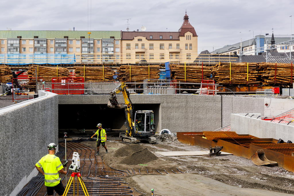 Gångtunnel mot centrum