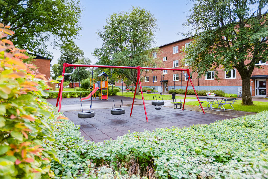 Lekplats på innergård