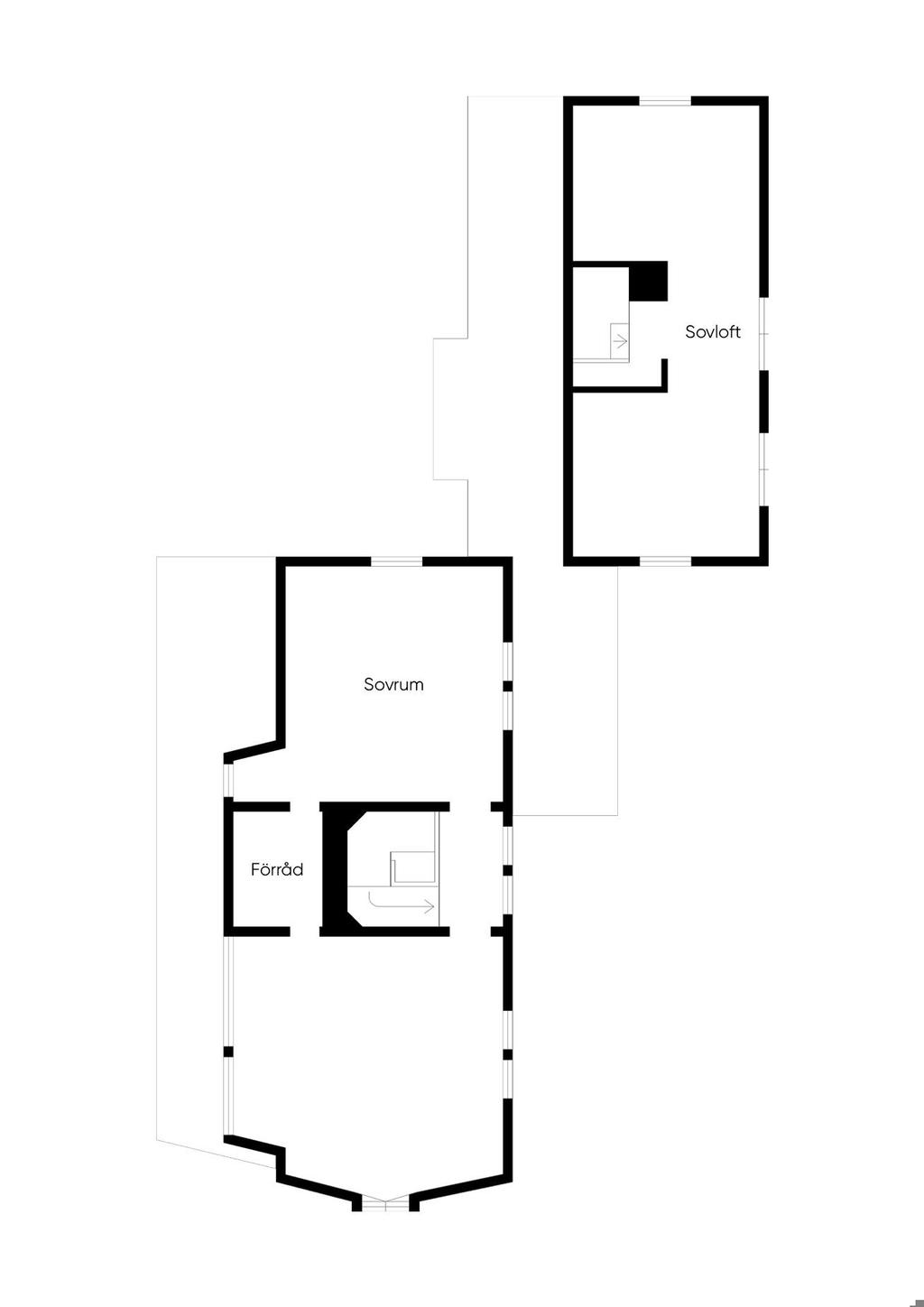 Planlösning övre plan