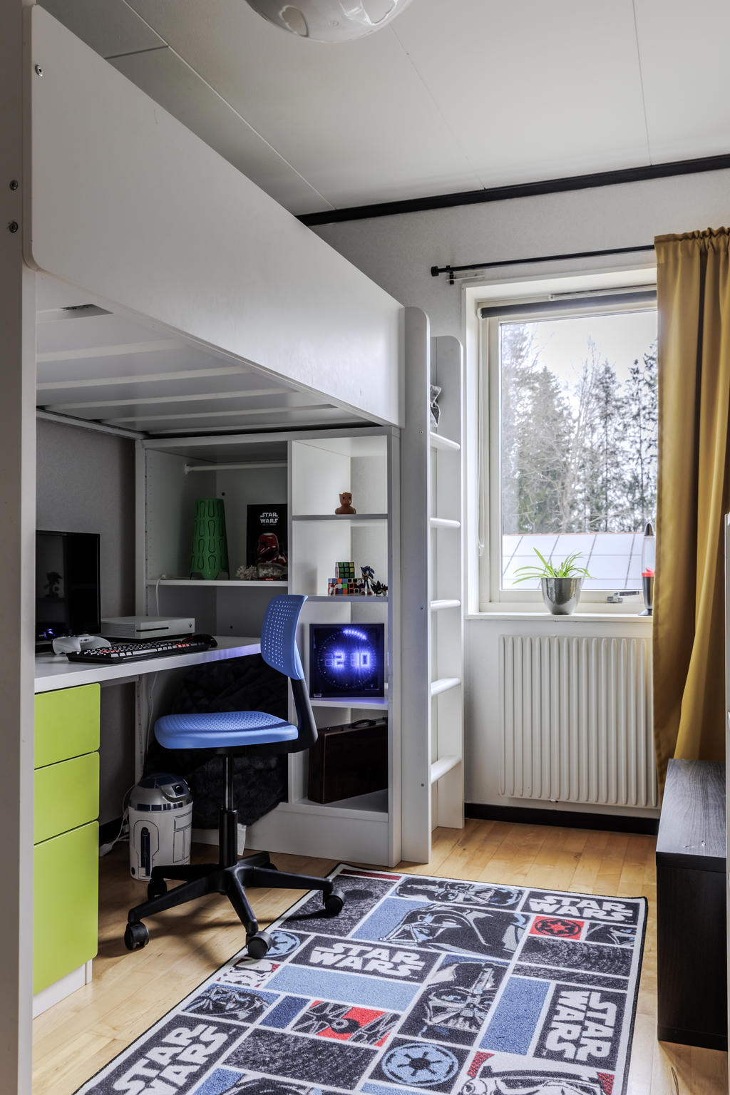 Sovrum på övreplan