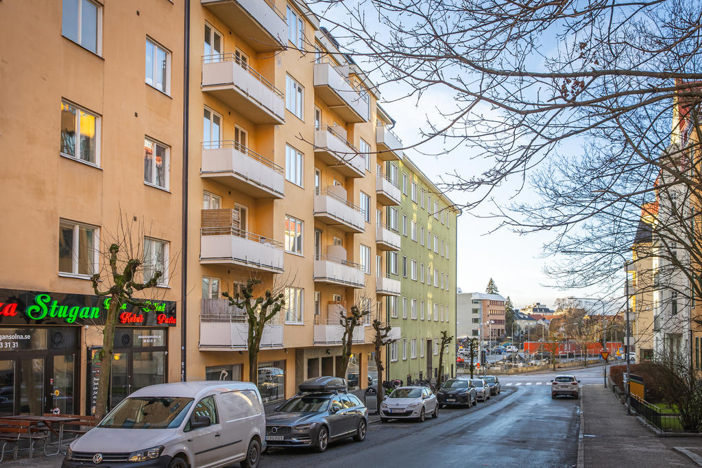 Populära Idrottsgatan i Råsunda