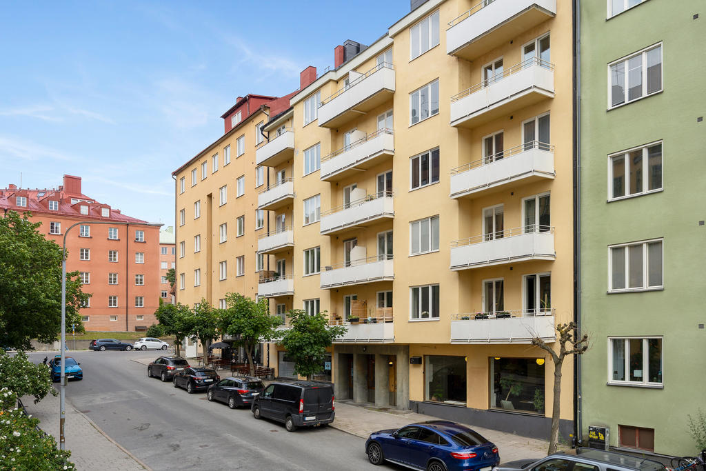 Populära Idrottsgatan i Råsunda