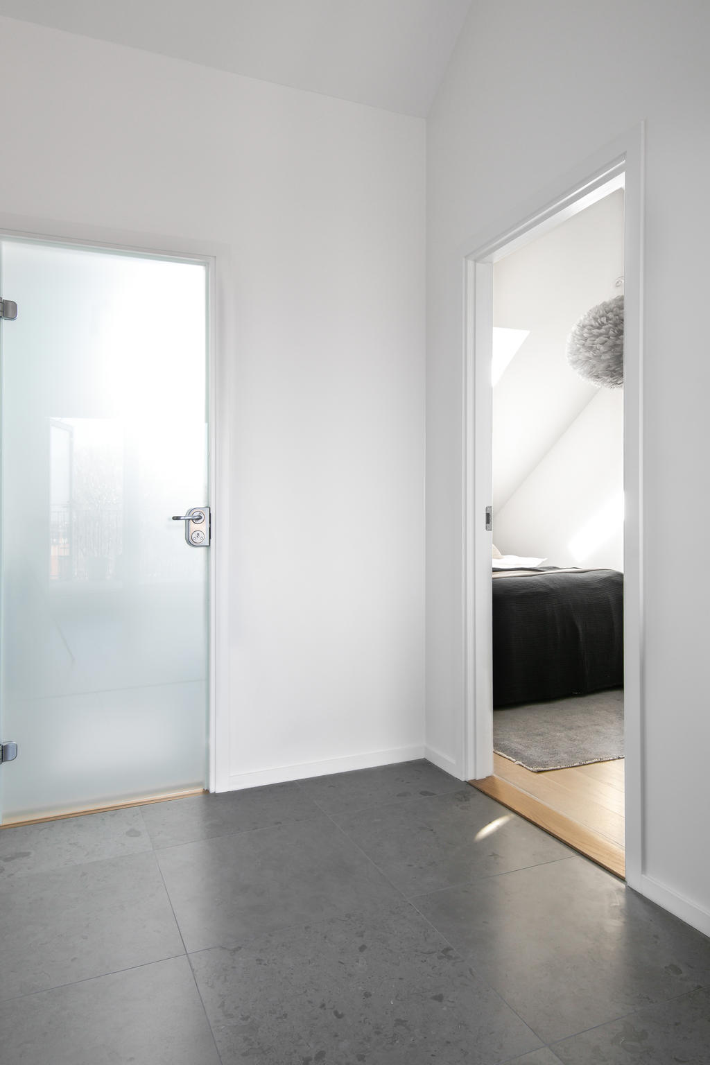 Hall med klinkergolv