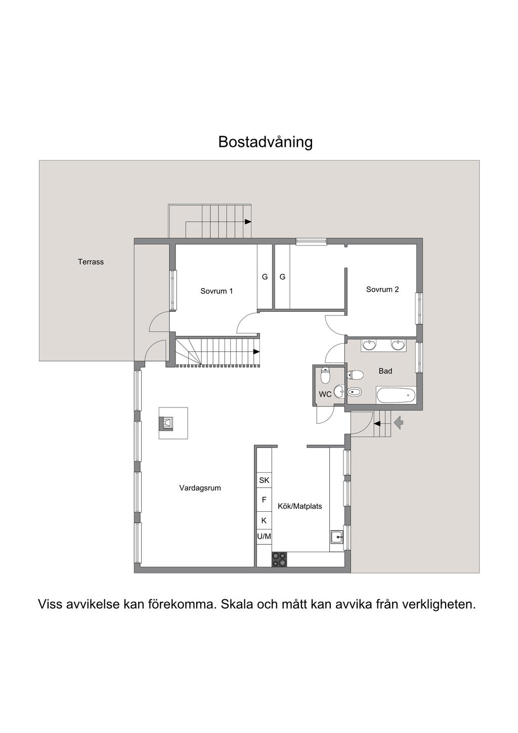 Planlösning entréplan