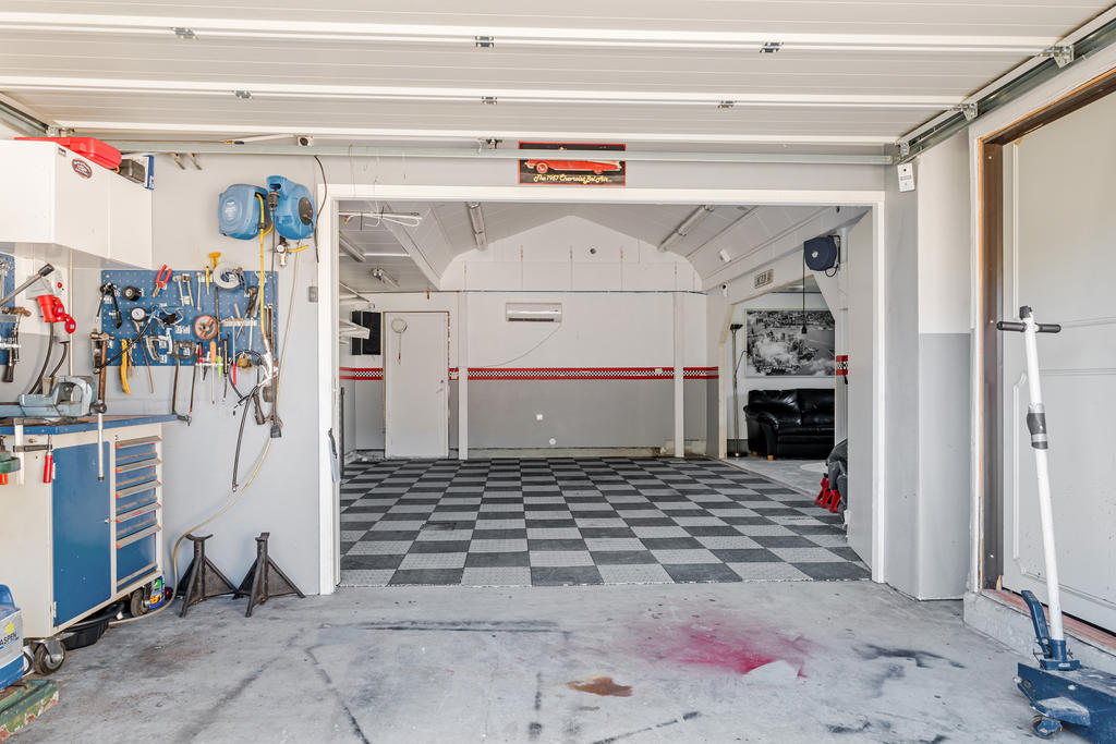 Garaget med verkstadsdelen