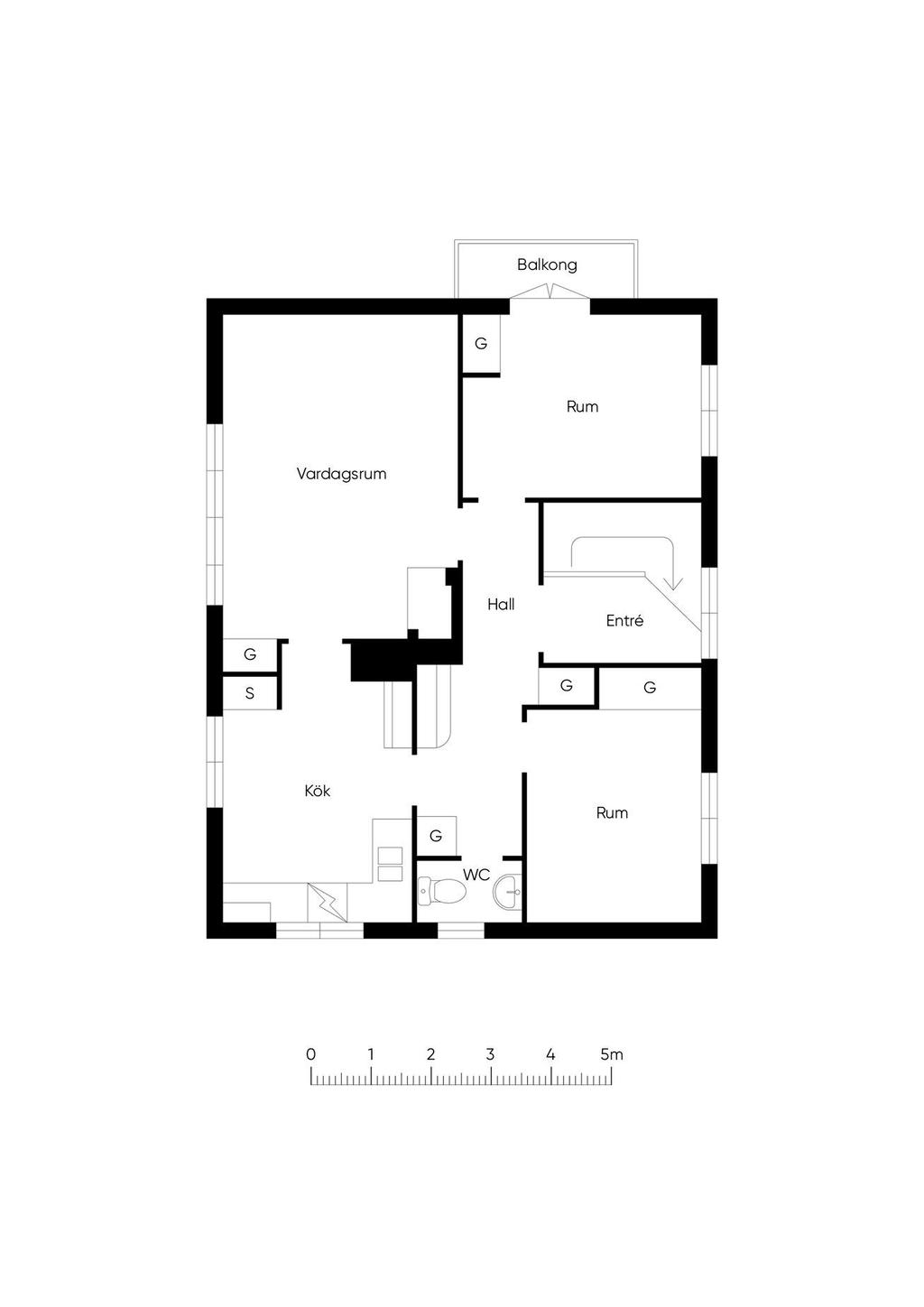 Planlösning entréplan