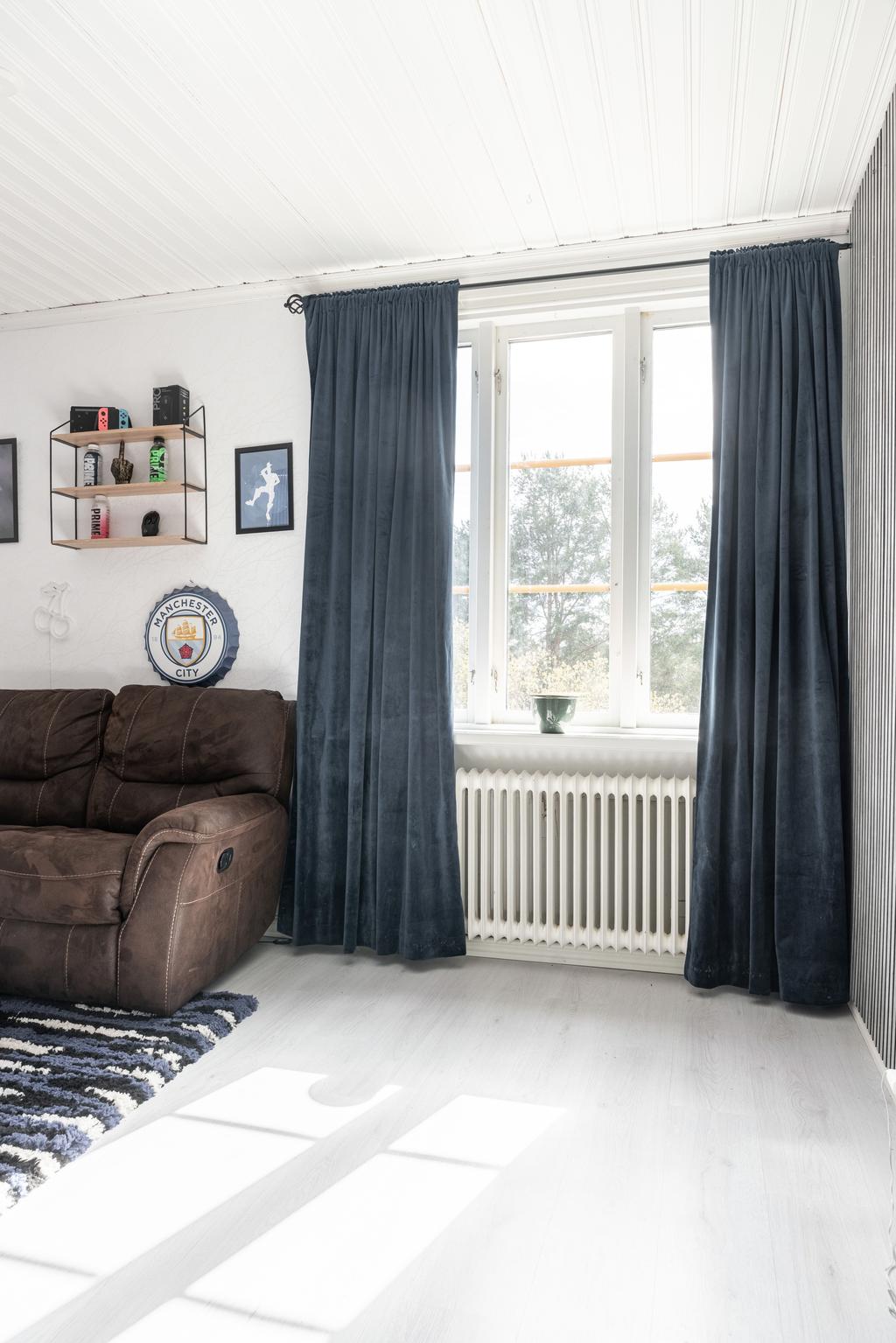 Nybyggt sovrum