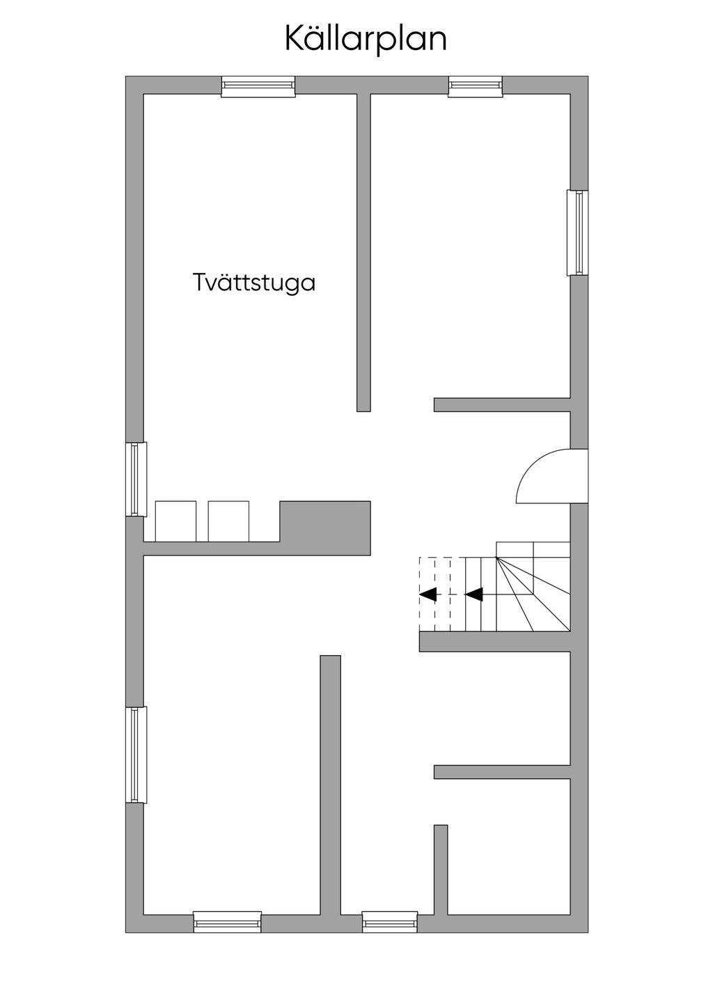 Planlösning källarplan