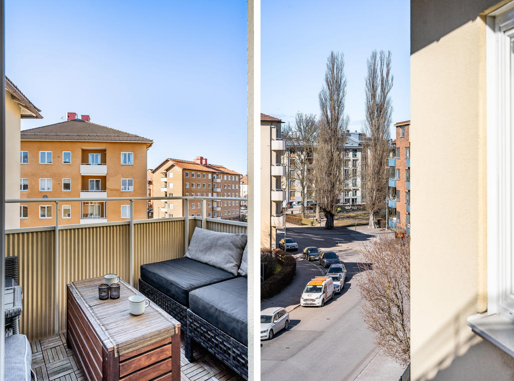 Balkong i solläge