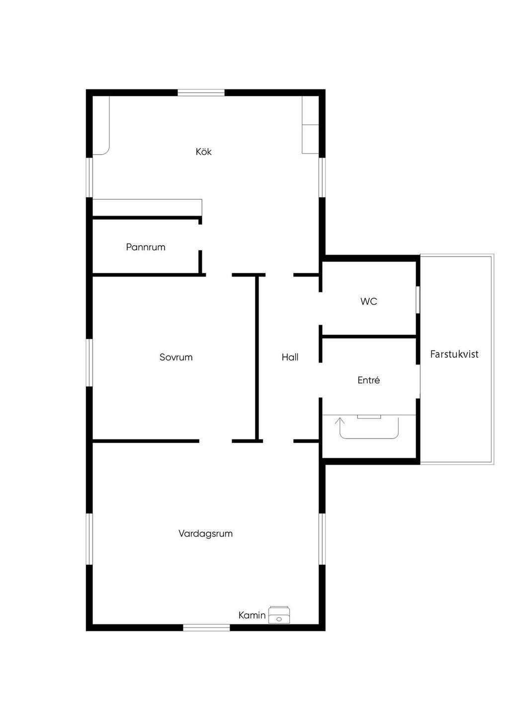 Planskiss - entréplan