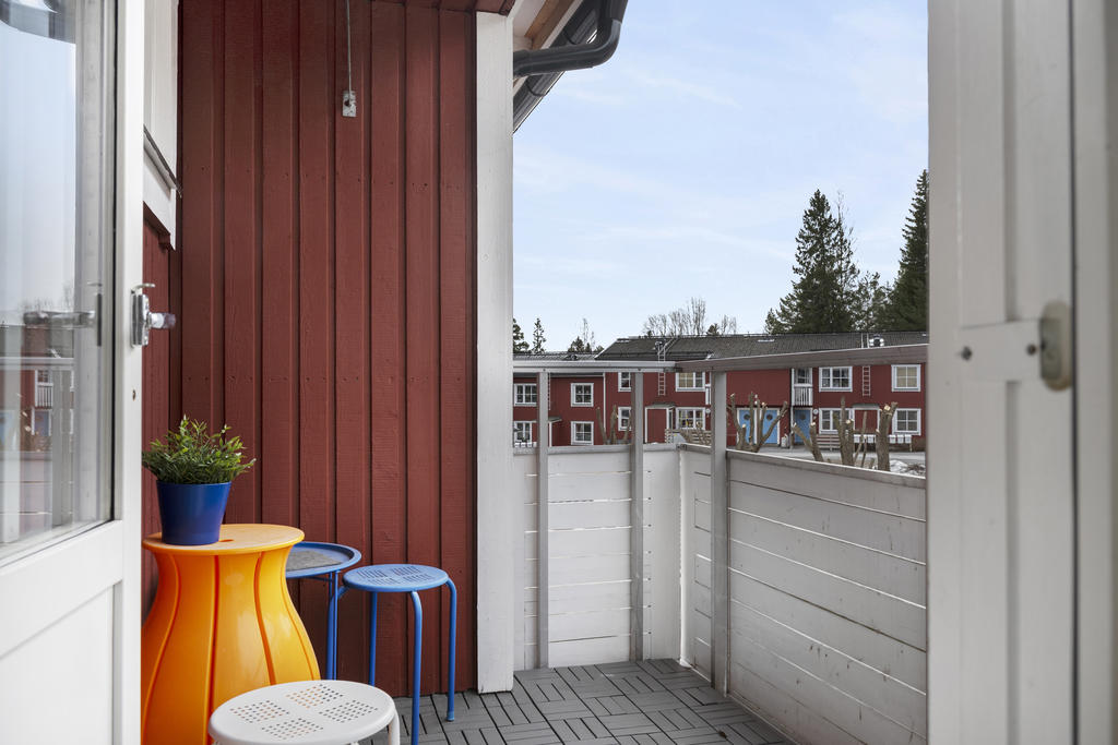 Balkong med utgång från sovrum 1