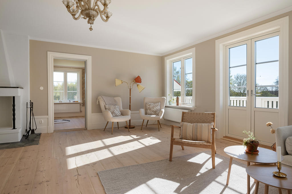 Ljuset och känslan är fantastisk i hela huset!