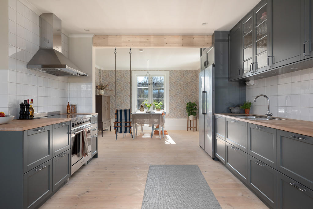 Påkostat och smakfullt inrett kök för den matlagningsglade