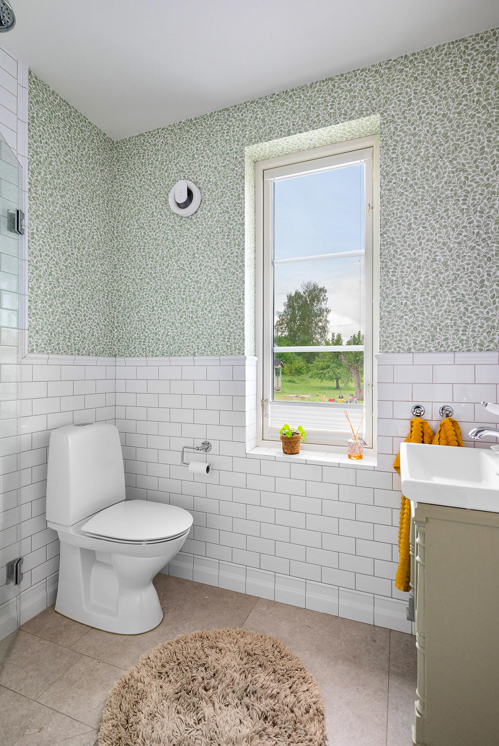 Duschrum på entrévåningen