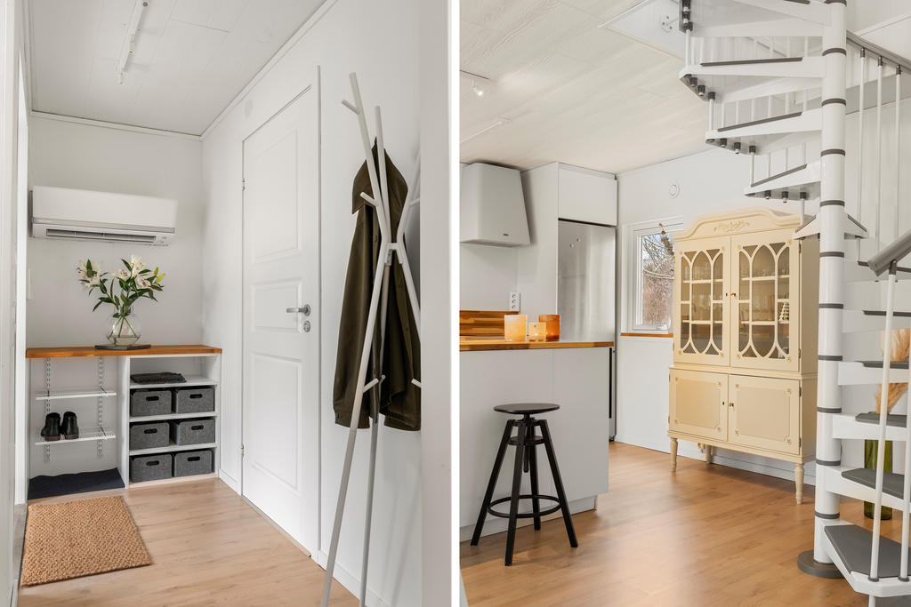 Hall/trappa upp till övre plan