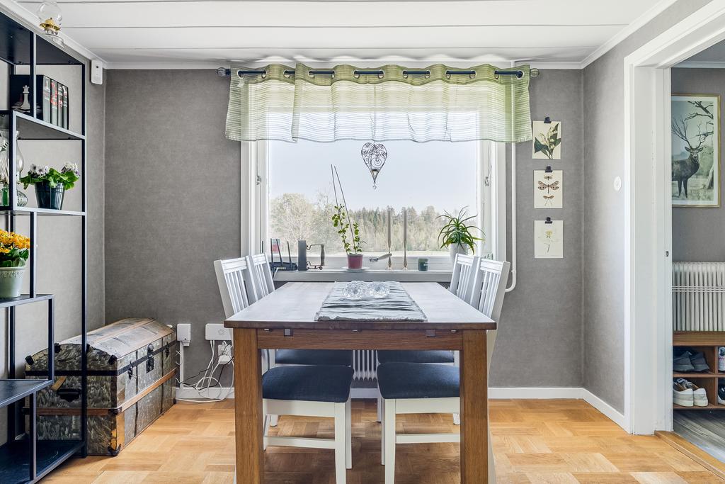 Matplats i vardagsrum