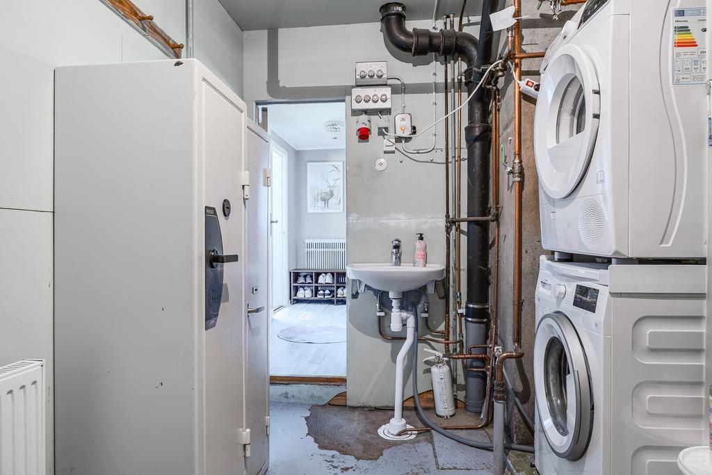 Pannrum / Tvättstuga på entréplan