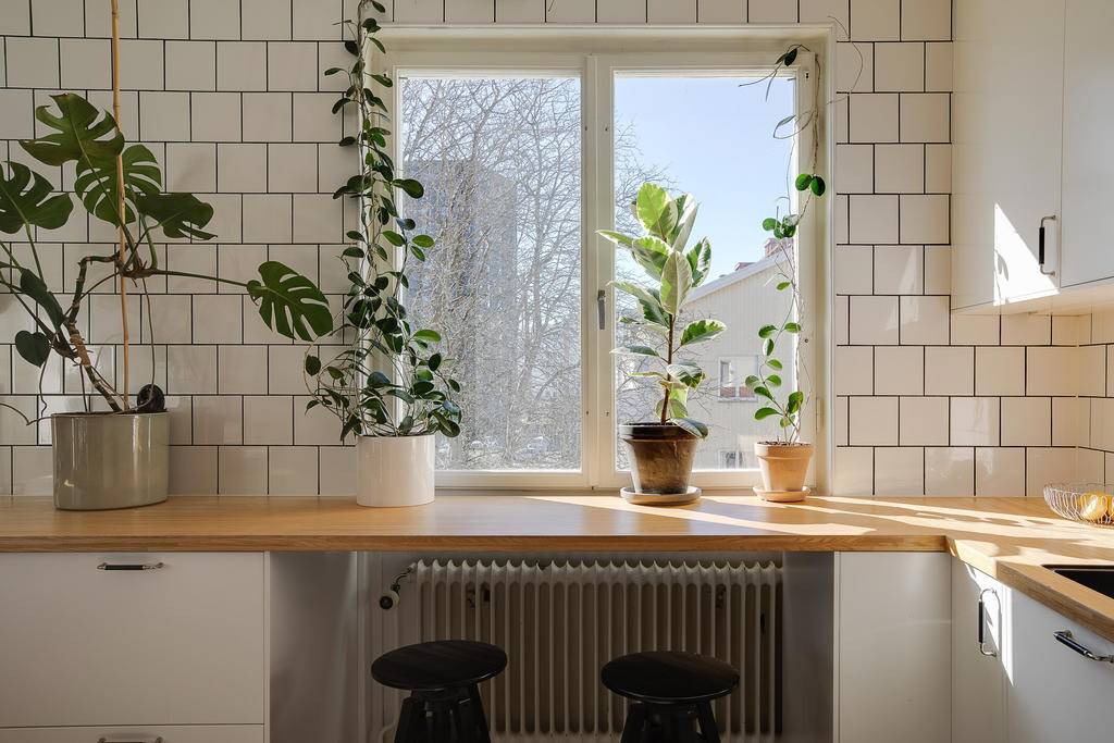 Perfekt att njuta av kvällssolen med öppet fönster