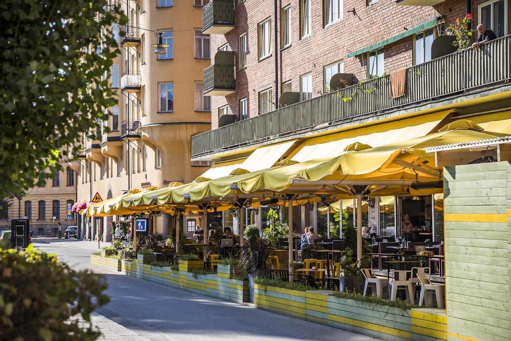 Trevliga uteserveringar på Nytorget
