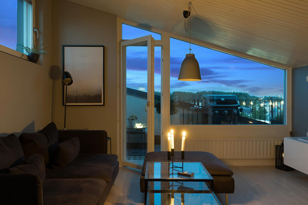 Vardagsrum med utgång till terrass! 