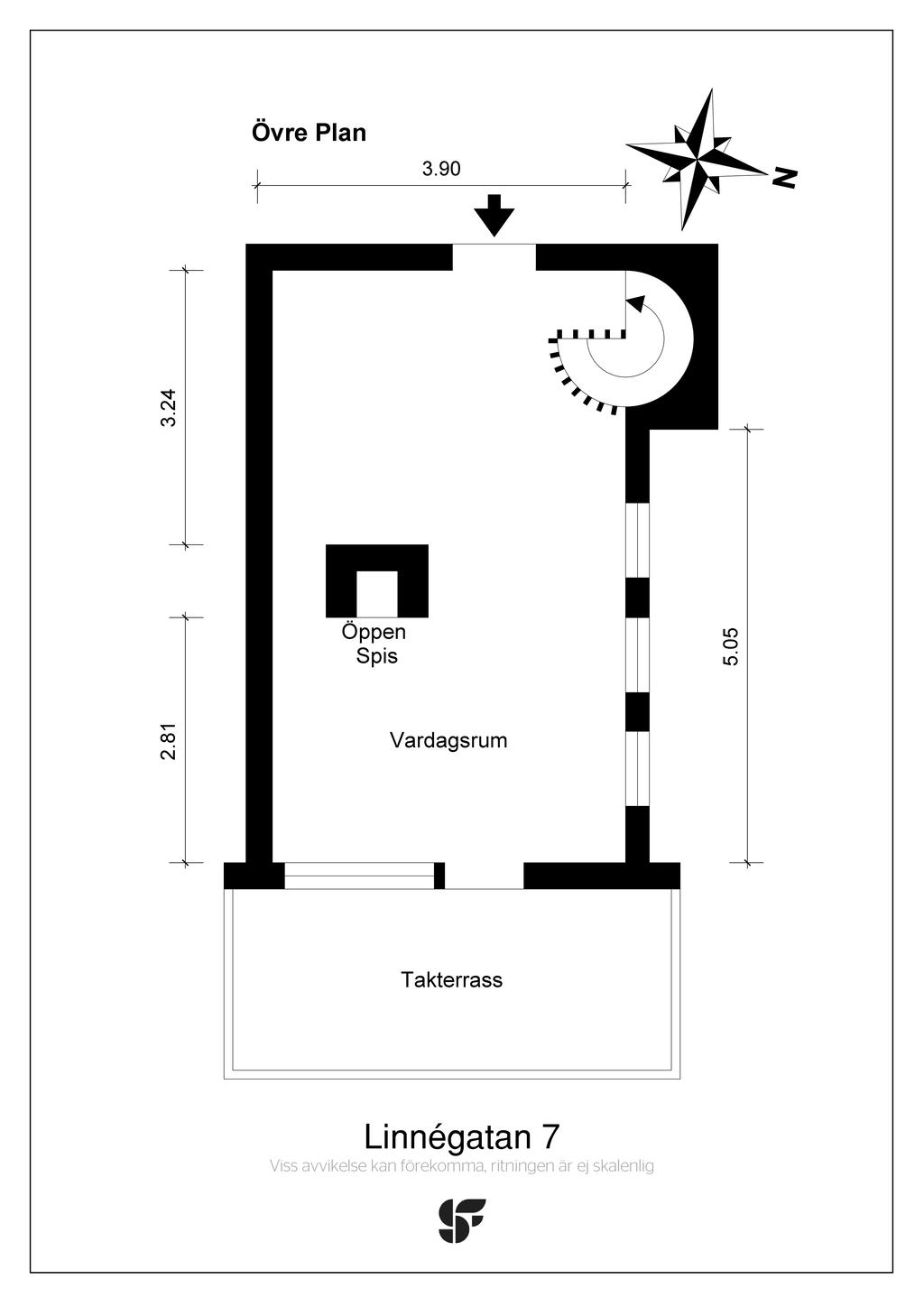 Planritning entréplan