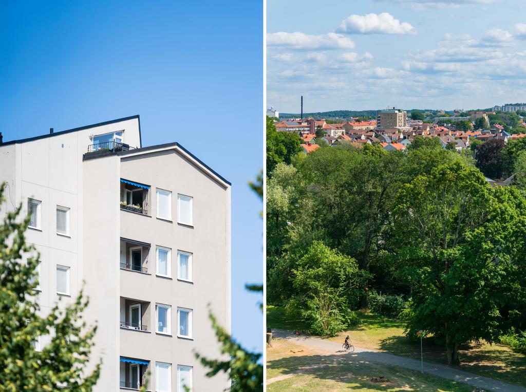 Högst upp i huset ger storslagna vyer! 