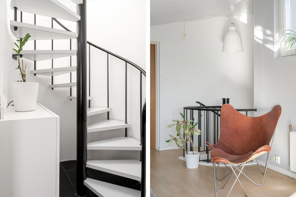 Trapp upp till övervåningen 