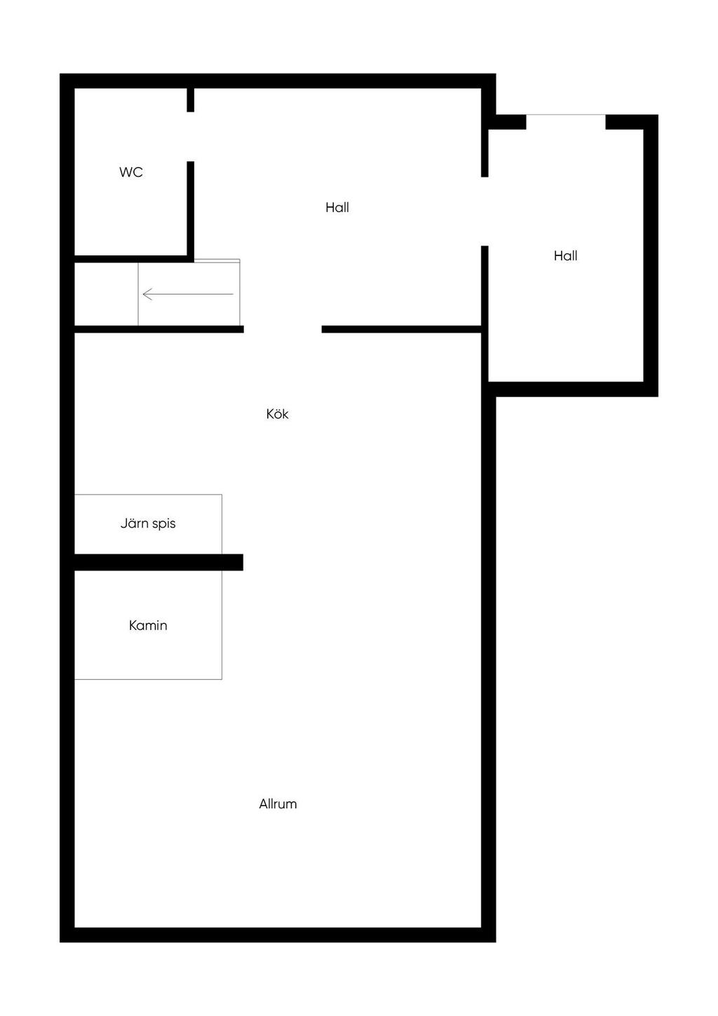 Gästhuset entréplan