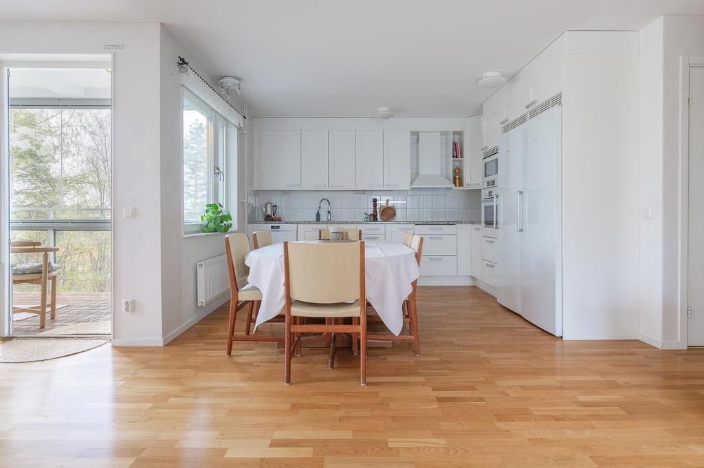 Plats för matbord i köket