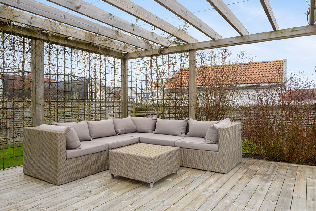Uteplats med pergola